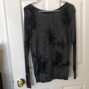 American eagle green tie dye sweater